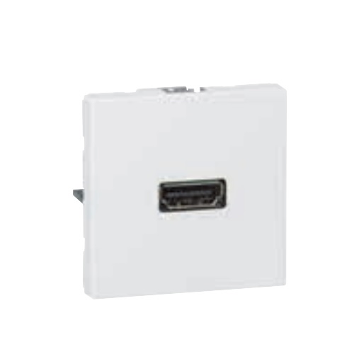 Legrand Arteor White HDmi Socket, 2 M, 5722 81